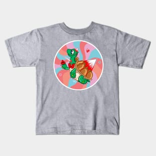 trippy drippy - Cute dark animal turtle Kids T-Shirt